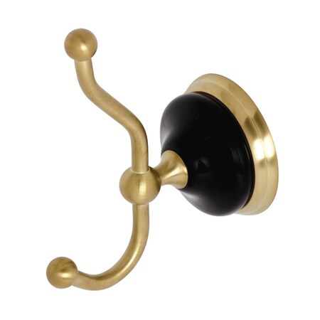 Kingston Brass BA9117BB Water Onyx Robe Hook, Brushed Brass BA9117BB
